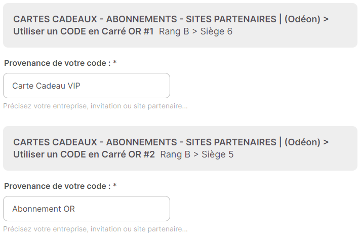 Informations